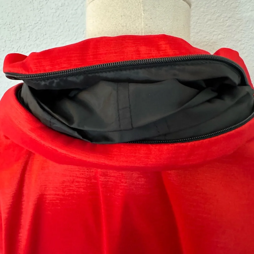 Mycra Pac Vibrant Red Raincoat with Hood size Large - Picture 7 of 15